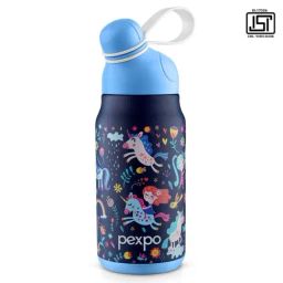 Pexpo Denim Blue Unicon Stainless Steel Vacuum Insulated Water Bottle (425ml)-image-51