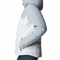 Columbia Grey & White Color-Block Padded Jacket image 4