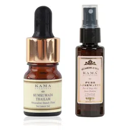 KAMA AYURVEDA Set of Kumkumadi Thailam & Rose Water Face-Body Mist-6