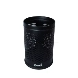 MOFNA Black Stainless Steel Perforated Dustbin 7x10 Inch, MSSB101-image-28
