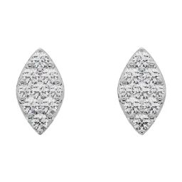 Emori 14k Yellow Gold & Diamond Leafy Delight Stud Earrings-image-82