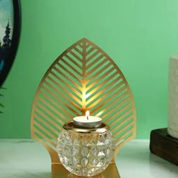 Tayhaa Gold Others Abstract Candle Holder-image-21