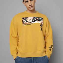 Free Authority Yellow Oversized Printed Sweatshirt-picture-40