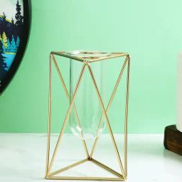 Tayhaa Gold Others Abstract Candle Holder-image-73