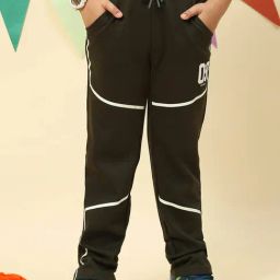 Monte Carlo Kids Olive Printed Trousers-image-51