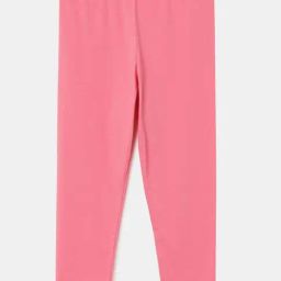Jockey Kids Carnation Pink Cotton Slim Fit Leggings-image-37