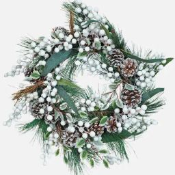 Little Surprise Box Christmas D¿cor Green Unisex Artificial Christmas Wreath For Door Wall-picture-43