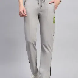 Monte Carlo Light Grey Regular Fit Sports Trackpants-image-50