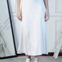 NEUDIS White Midi Skirt-image-31