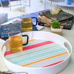 Goodhomes Multicolor Melamine Round Serving Tray-picture-35