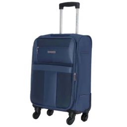 Nasher Miles Toledo Expander Soft-Sided Polyester Cabin  Navy Blue 20 inch |55cm Trolley Bag-image-2