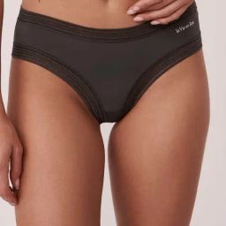 La Vie En Rose Charcoal Grey Lace Work Panty-image-71