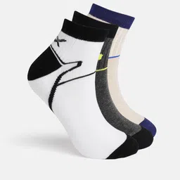 HRX by Hrithik Roshan Men Pack of 3 Colourblocked Ankle Length Socks-image-44