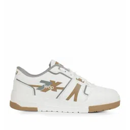 Leap7X by Liberty Men's White & Brown Casual Sneakers-image-67