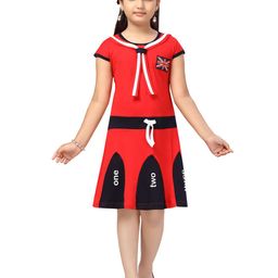 BAESD Print A-Line Dress-56