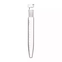ABGIL Tube Centrifuge Graduated with Interchangeable Stopper & Conical Bottom 50 ml Transparent Borosilicate Glass, TC-T-570-05 image 1