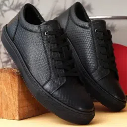 Nico Nerini Men's Black Casual Sneakers-picture-15