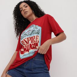 The Roaster Life Co. Typography Printed Drop-Shoulder Sleeves Pure Cotton T-shirt-image-97