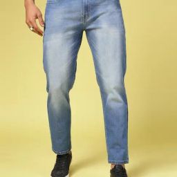Rigo Blue Denim Regular Fit Solid Jeans-picture-17