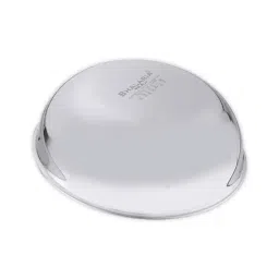 Bhalaria Silver Steel Triply Tasla 32 cm with CoverCover-picture-16