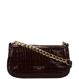 Carlton London Cherry Textured Medium Sling Handbag-image-41