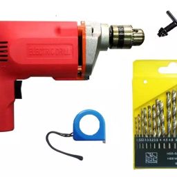Combo of EGK RK-02 Rotary Drill Machine Kit with Measuring Tape-35