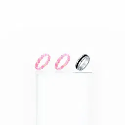 Dynamic Retail Global Set of 3 Ring for Men, Multicolor-Silver Alloy Ring ()-picture-4