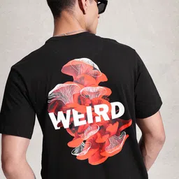 WROGN Printed Pure Cotton Comfort Fit T-shirt-image-77