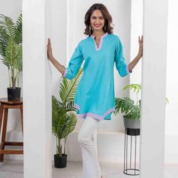 INAAYA JAIPUR Women Striped Cotton Top-image-58