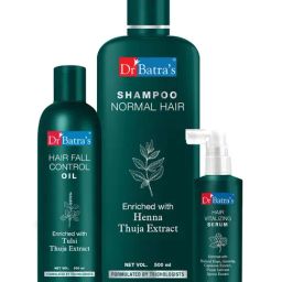 Dr. Batra's Hair Vitalizing Serum, Normal Shampoo & Hair Fall Control Oil-16