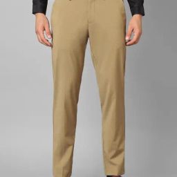 Allen Solly Khaki Slim Fit Trousers-image-103