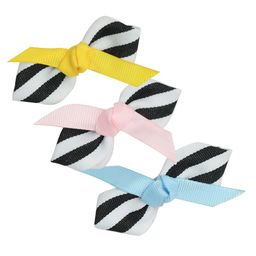 FUNKRAFTS Girls Black & White Set of 3 Alligator Hair Clip-37