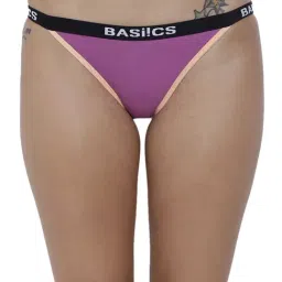 BASIICS by La Intimo Purple Bikini Panty-image-19