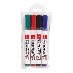 Cello WhiteMate White Board Marker Assorted Ink, 8907234503401 (Pack of 4)-image-27