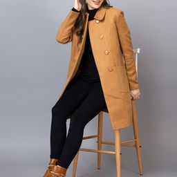 CHKOKKO Spread Collar Longline Overcoat-image-9