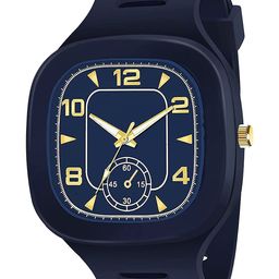 Gopal Shopcart Unisex Square Dial & Straps Analogue Watch Csamon_31_Blue_Single Round-7