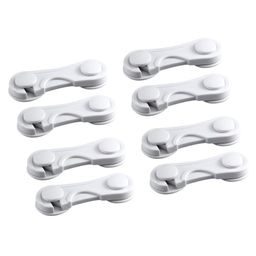 Safe-O-Kid Safety Eudemon Lock White - Pack Of 8-20
