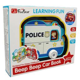 AKN TOYS New Style Educational Baby Toys Beep Beep Car Book With Light and Sound - Multicolour COLOR MAY VARY-15