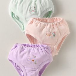 Zero Interlock Panties with Animal Print Pack of 3 - Peach Sea Green & Lilac-image-98