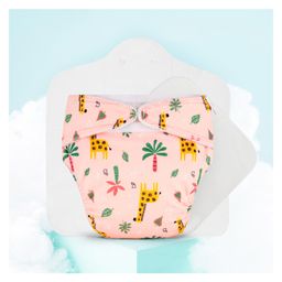 SuperBottoms Freesize UNO SuperSoft Cloth Diaper with Velcro | Reusable | Adjustable Fit | Dry Feel | 3M-3Y | With Booster Pad-19