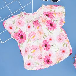 Pantaloons Junior Floral Print Cotton Blouson Top-image-66