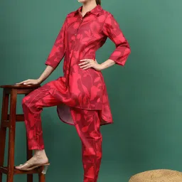 Sangria Printed Straight Kurta Set-picture-21