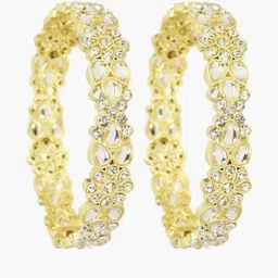 SAVORADE Set Of 2 Gold Stainless Steel Bangle-picture-11
