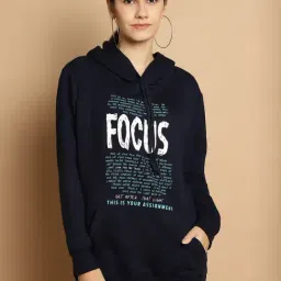 Vimal Jonney Navy Printed Hoodie-picture-48