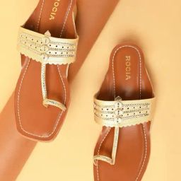 Rocia by Regal Women's Gold Toe Ring Sandals-image-99