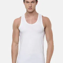 Ramraj White Cotton Slim Fit Vests Pack Of 3-image-33