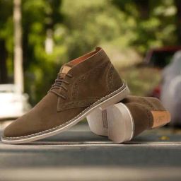 Louis Stitch Men's Olive Chukka Boots-image-56