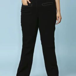 Turning Blue Black High Rise Jeans-image-28