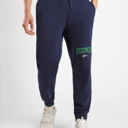 Reebok Navy Cotton Regular Fit Ci Var Logo Printed Sports Joggers-image-27