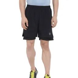 Chkokko Black Regular Fit Sports Shorts-picture-19
